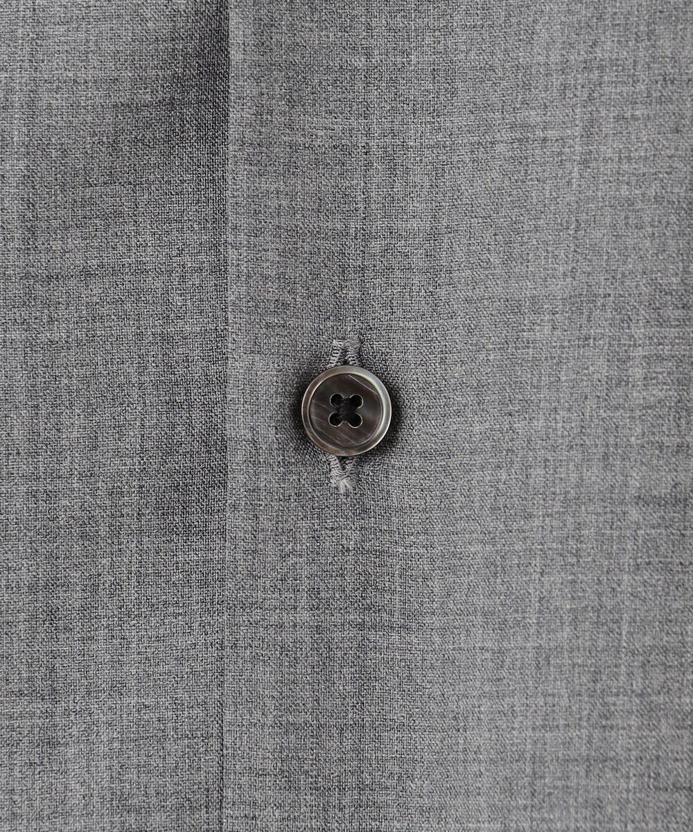 JOSEPH HOMME 【HIGH GRADE LINE】テックウールポプリン    バンドカラーシャツ 