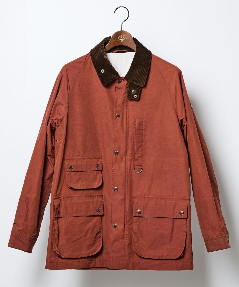 JOSEPH ABBOUD MOUNTAIN 【軽量/ワックスコーティング・テ―ム・ヤルビー氏コラボ】ワックスクロス プリント ブルゾン 