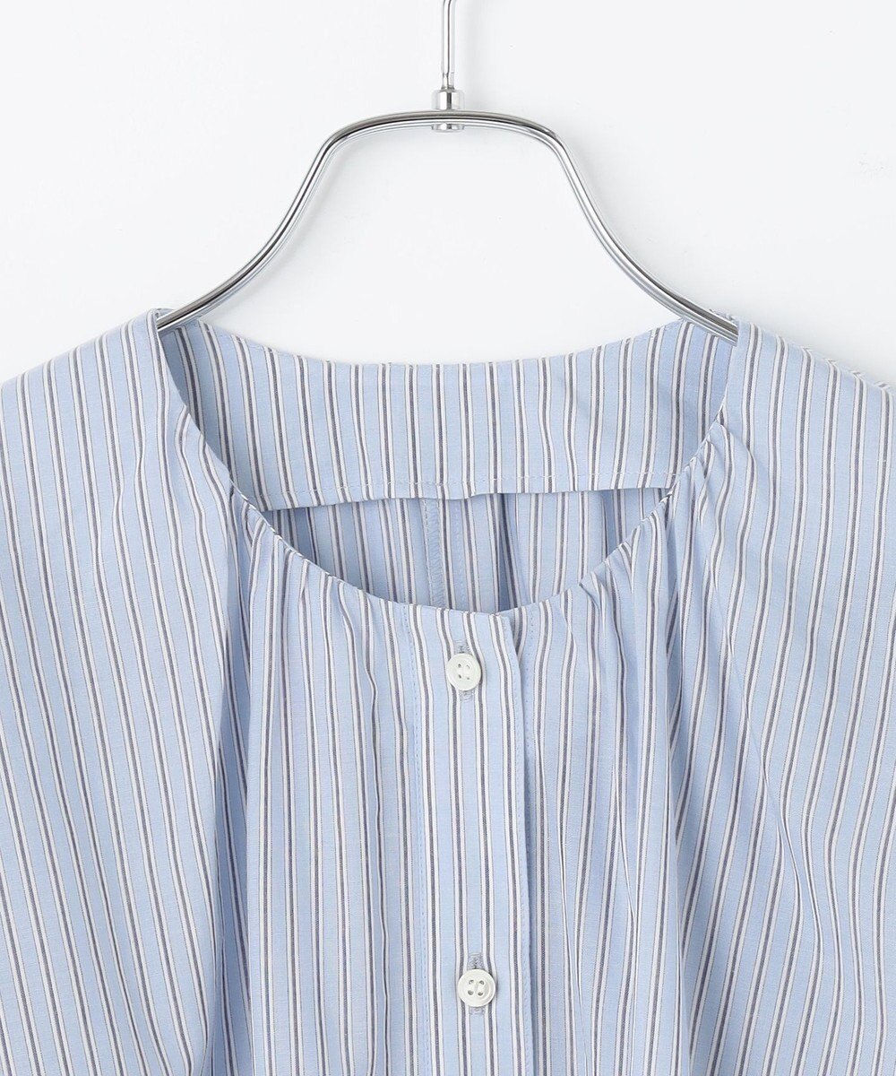 #Newans 【金子綾さんインスタライブご紹介アイテム】マルチストライプノースリーブシャツ 