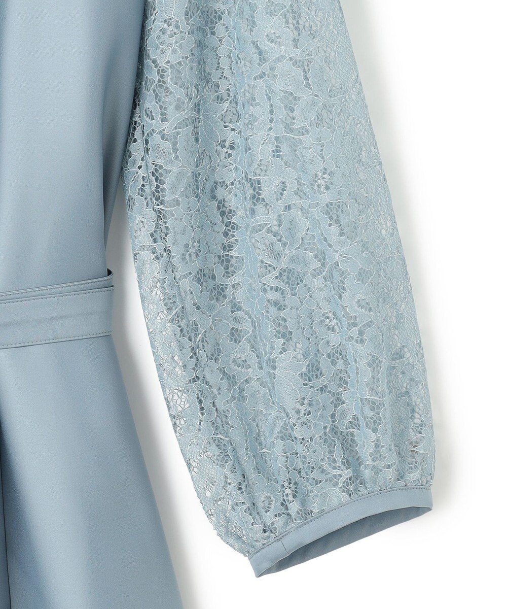 23区 【APPLAUDIR】ノーブルサテン レースコンビドレス 