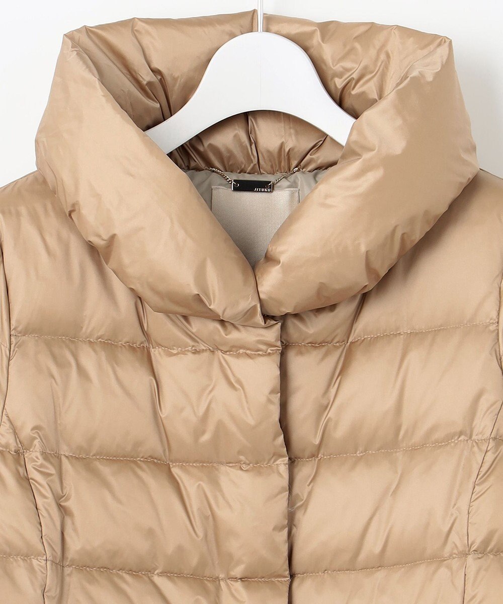 自由区 【XSサイズ～/洗える】ブライトダウン ミドル丈ダウンコート 