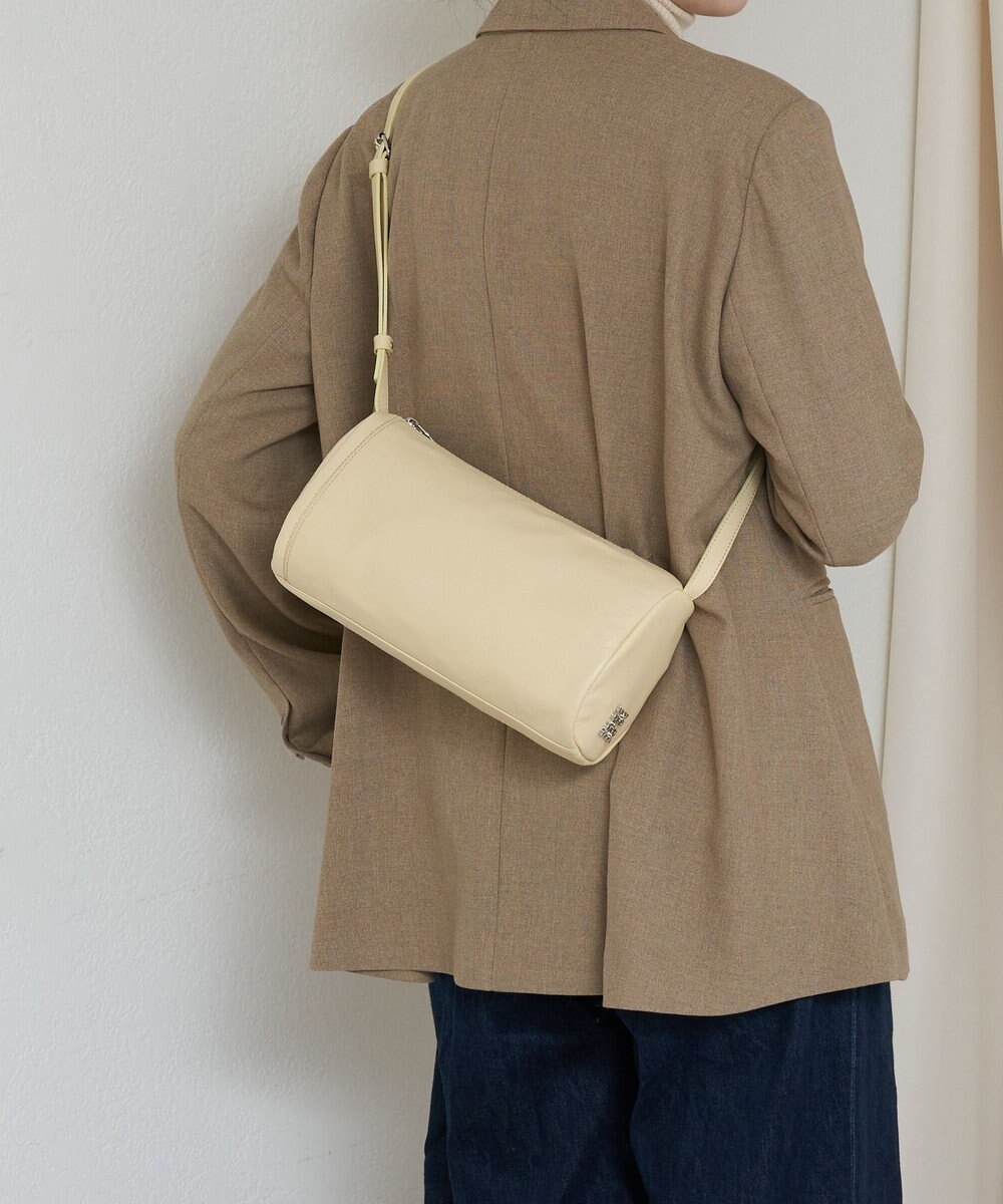 russet ソフトレザーロールショルダーバッグ(CE-1661) 