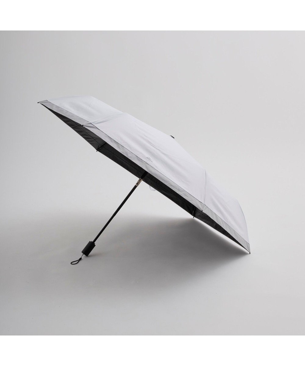 MOONBAT MIZUNO  (ミズノ) 無地 ロゴ 日傘 折りたたみ傘 自動開閉 1プッシュ パラソル 晴雨兼用 一級遮光 遮熱効果 遮光率100% UV遮蔽100% 高遮熱 