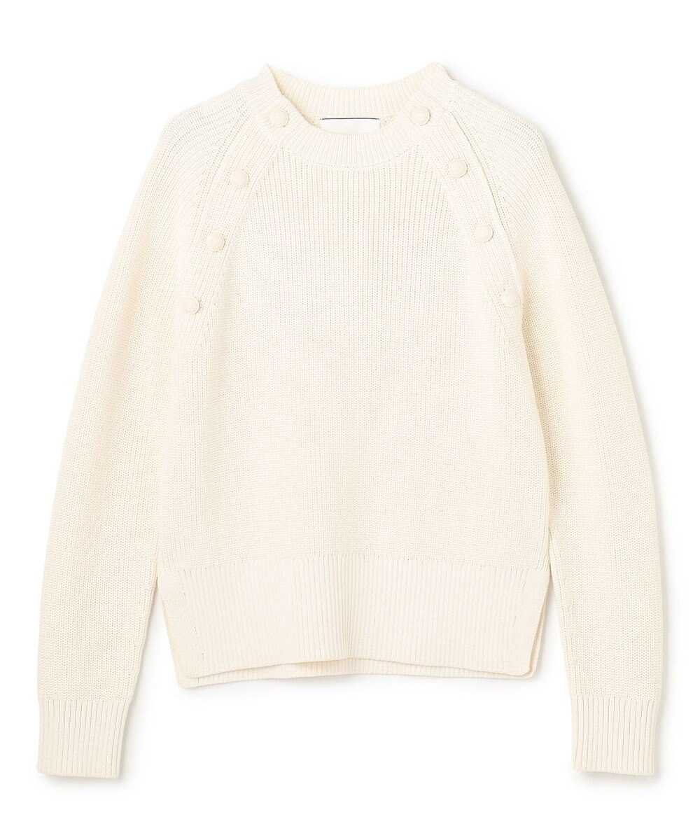 BEIGE， HELIODOR / スポンディッシュマリンボタンニット 