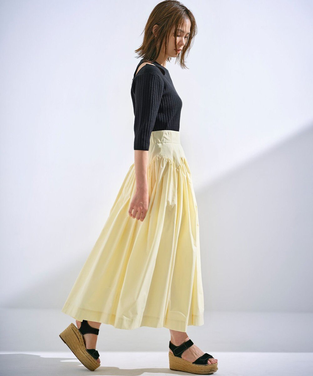 組曲 L 【組曲×setsuko sagittaire】カーヴィフレアスカート 