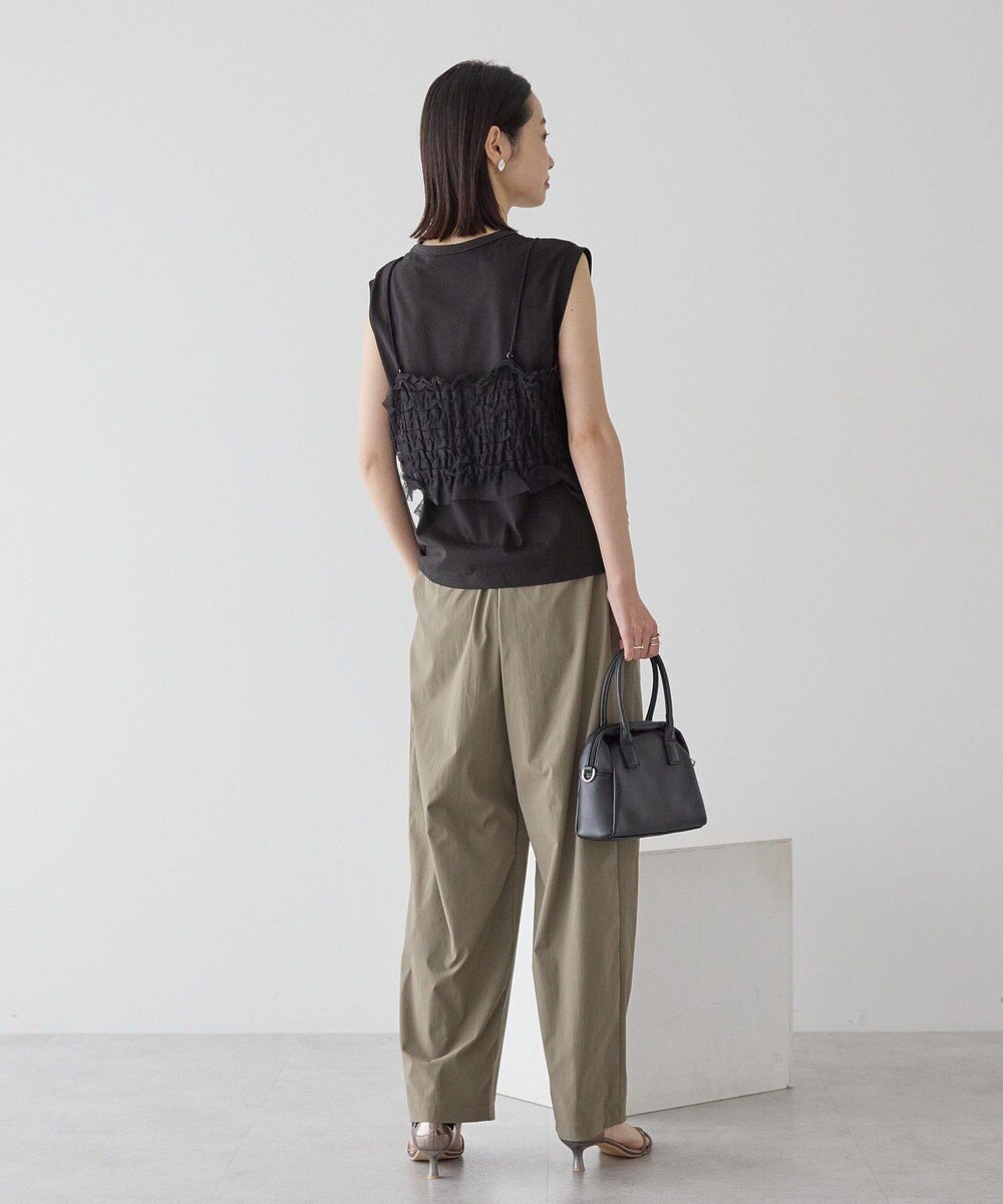 AMERICAN HOLIC 【2点セット】チュールキャミ+ノースリーブT 