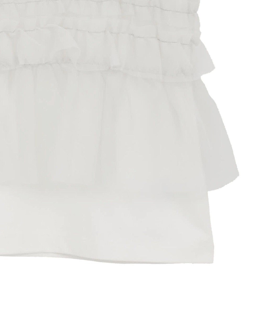 AMERICAN HOLIC 【2点セット】チュールキャミ+ノースリーブT 