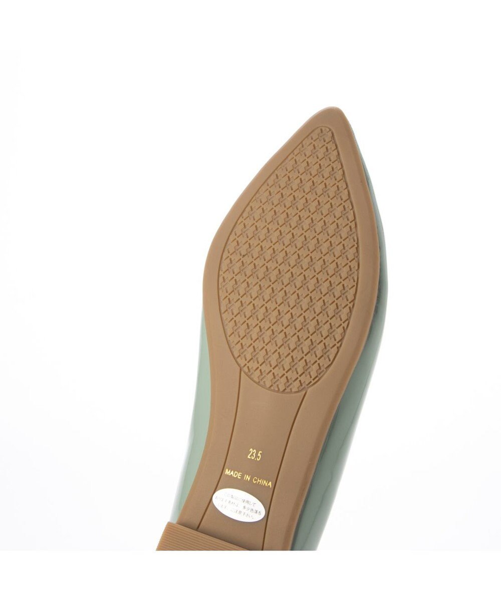 MODE ET JACOMO <carino>【レイン対応】エナメルプレーンパンプス 