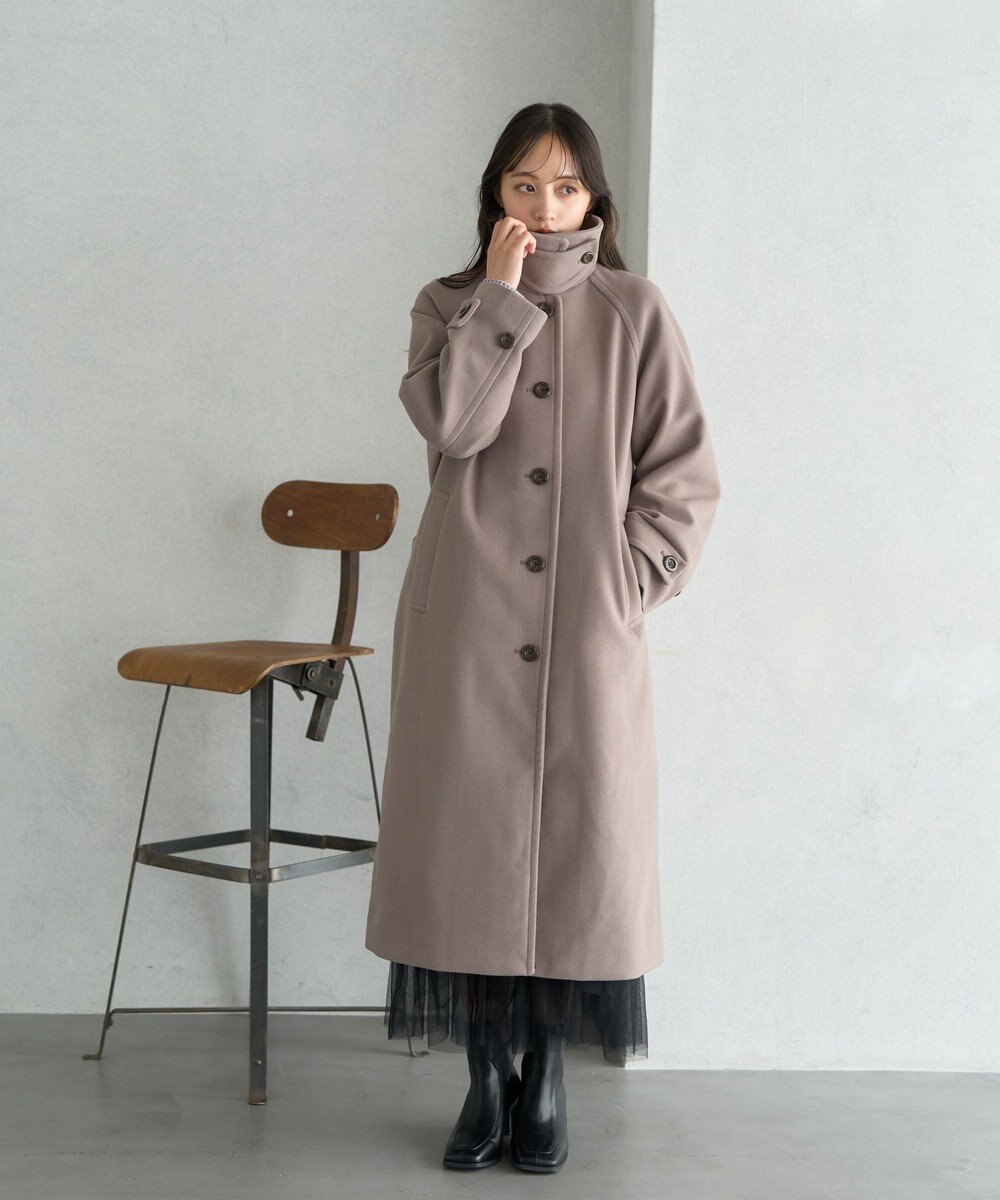 earth music&ecology 2WAYカラーロングコート 