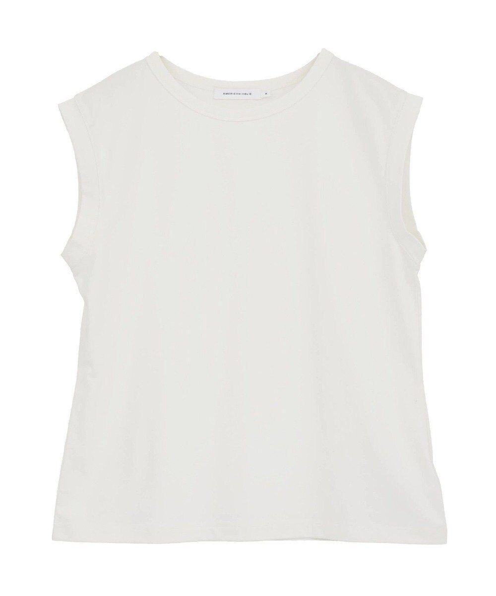 AMERICAN HOLIC 【2点セット】チュールキャミ+ノースリーブT 