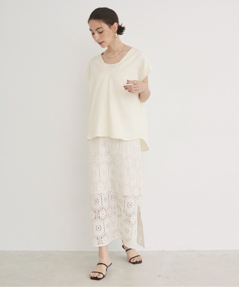 WEGO 【ANGIE VINTAGE】クロシェレースセットワンピース 