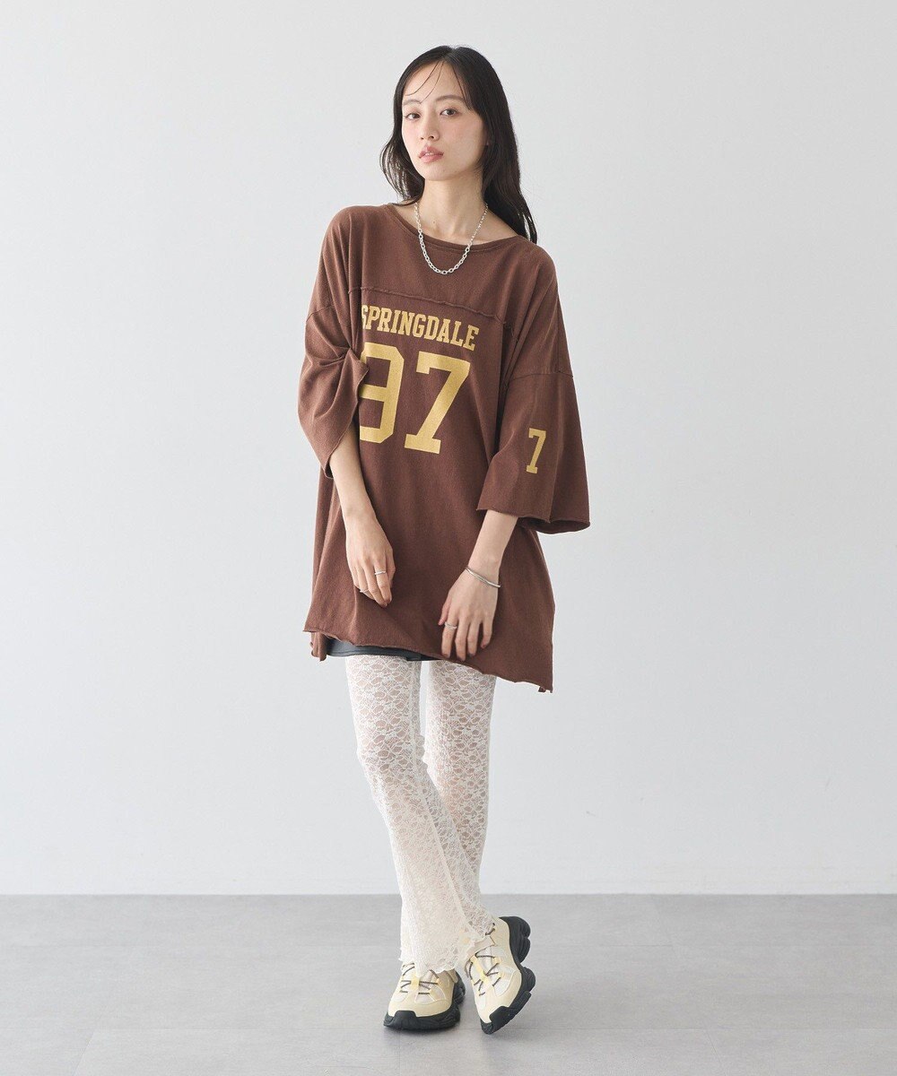 earth music&ecology レースフレアパンツ 