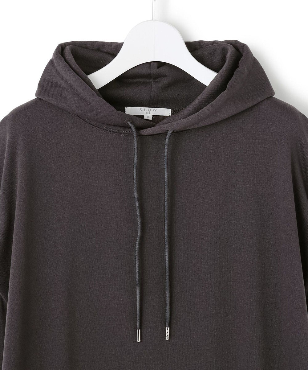 23区 L 【SLOW/一部店舗限定】コットンライクテリー フーディー ワンピース 