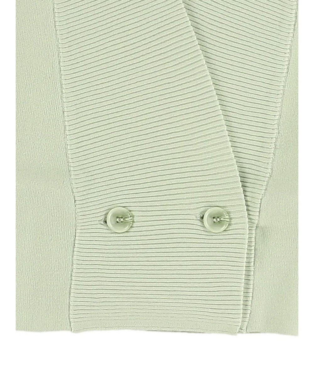 Green Parks ショート丈ミラノリブカーディガン 