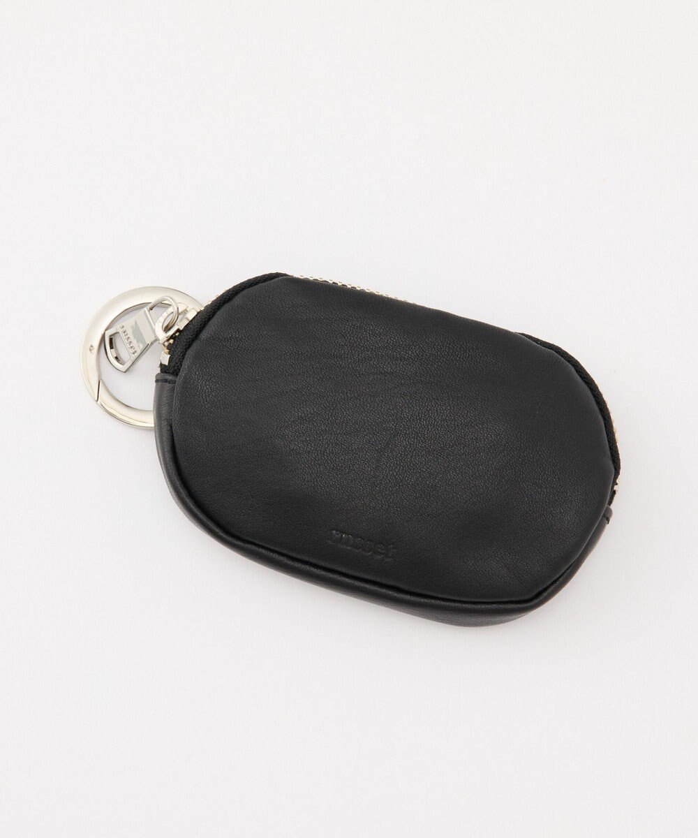 russet カラビナ付き ソフトレザー横長ポーチ(Z-218) 