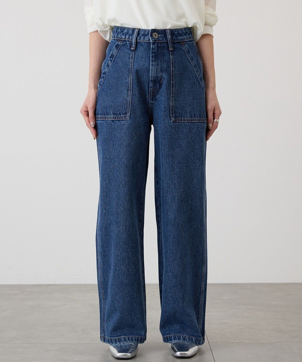 AMERICAN HOLIC ベイカーデニムパンツ 