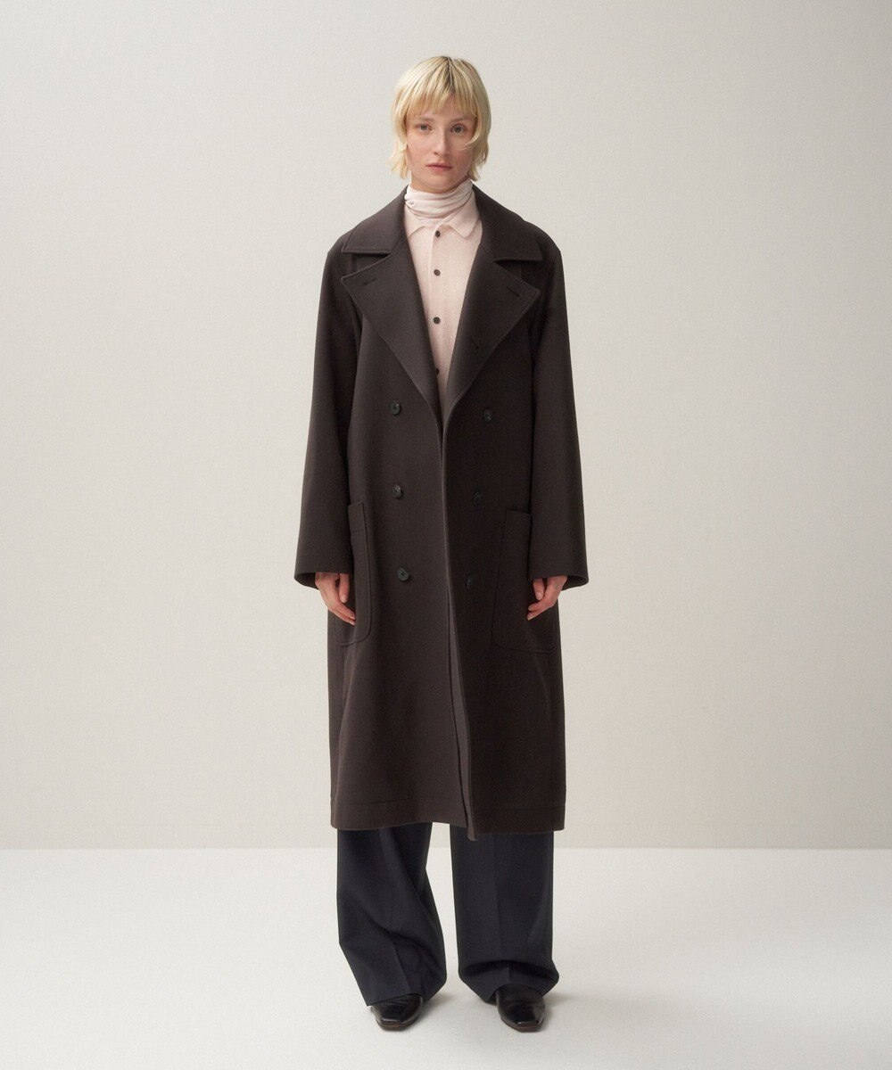 ATON SUPER 160S DOUBLE SAXONY | ダブルブレストコート - UNISEX 