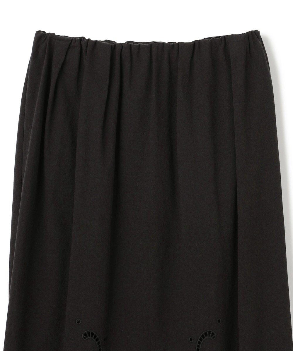 BEIGE， 【洗える】GALLERIA / コットンエンブロイダリーIラインスカート 