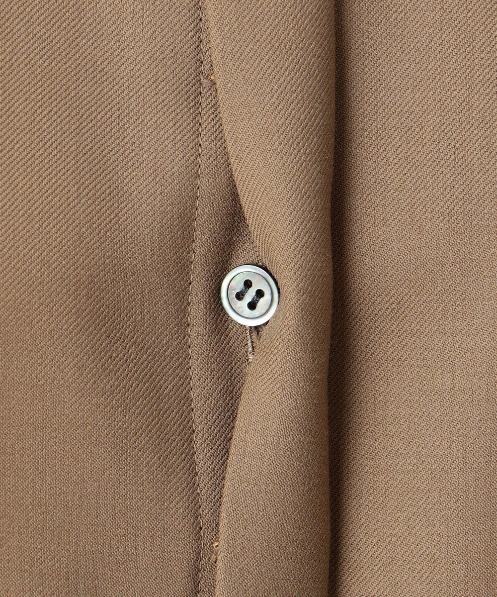 23区 S 【エステータ】ウールツイル バンドカラーシャツ 