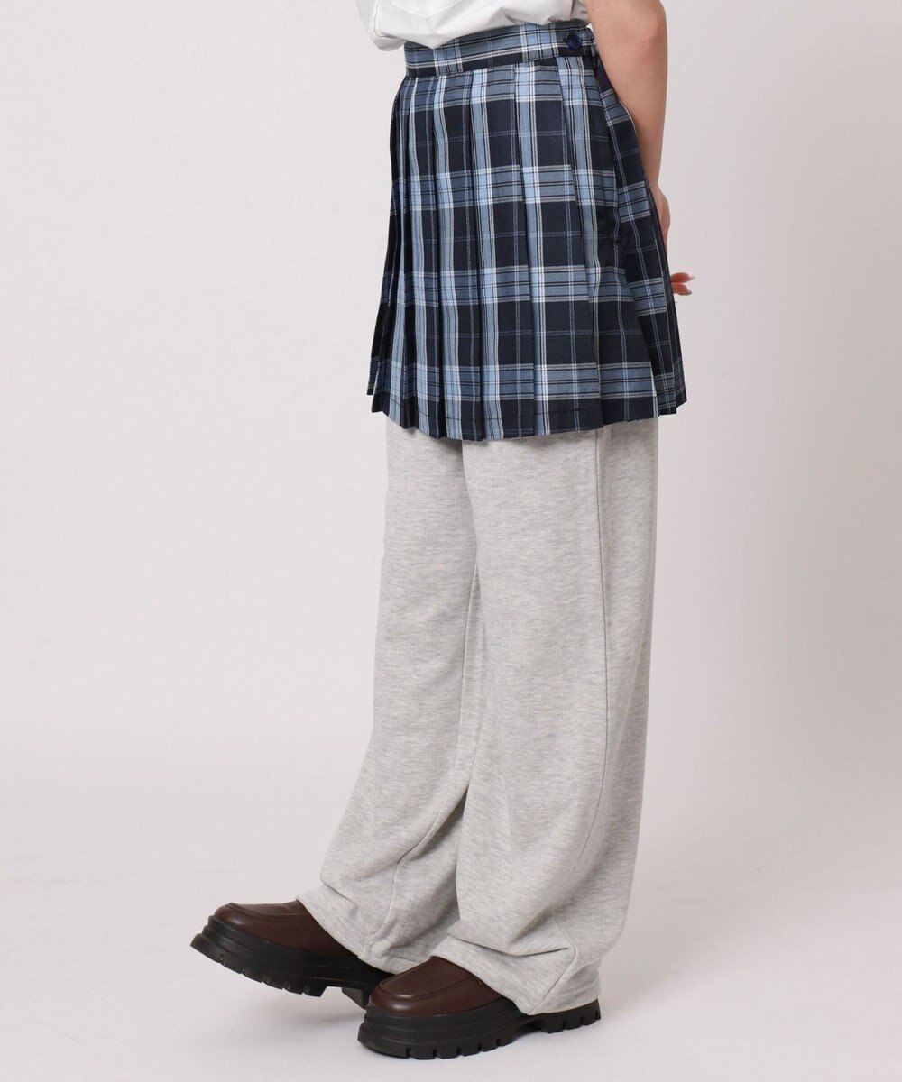 WEGO 【SCHOOLITEM/ウエストゴム】イージーストレートスウェットパンツ 