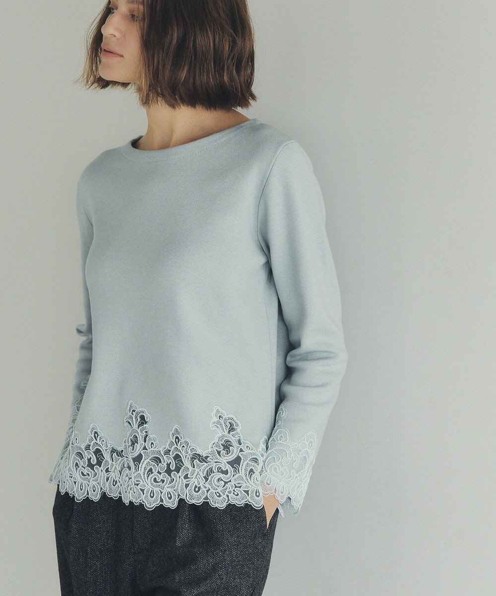 YECCA VECCA レースヘムニット 