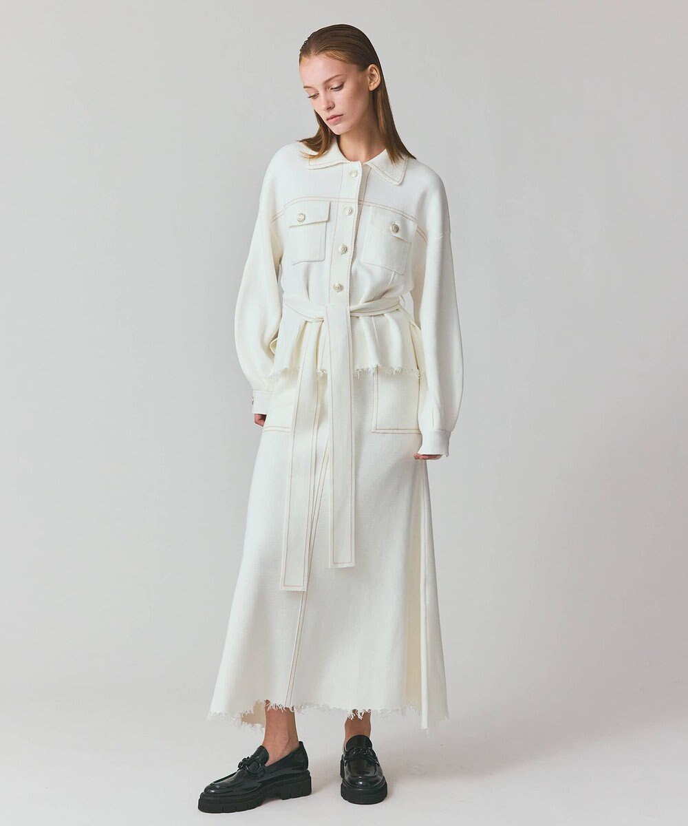 GRACE CONTINENTAL ニットワークジャケット 