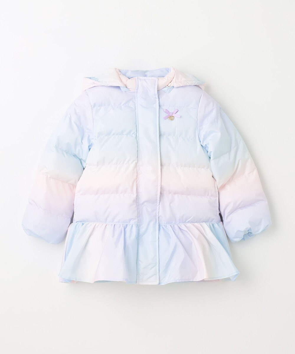 ANY KIDS 【洗濯機OK】中綿 リボン コート 