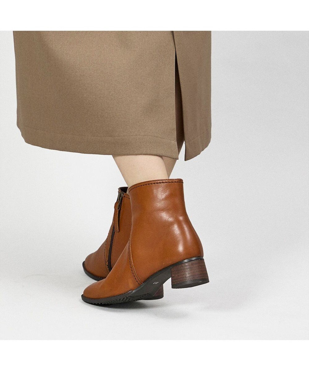 ing <ing>【WEB限定】スクエアトゥショートブーツ 