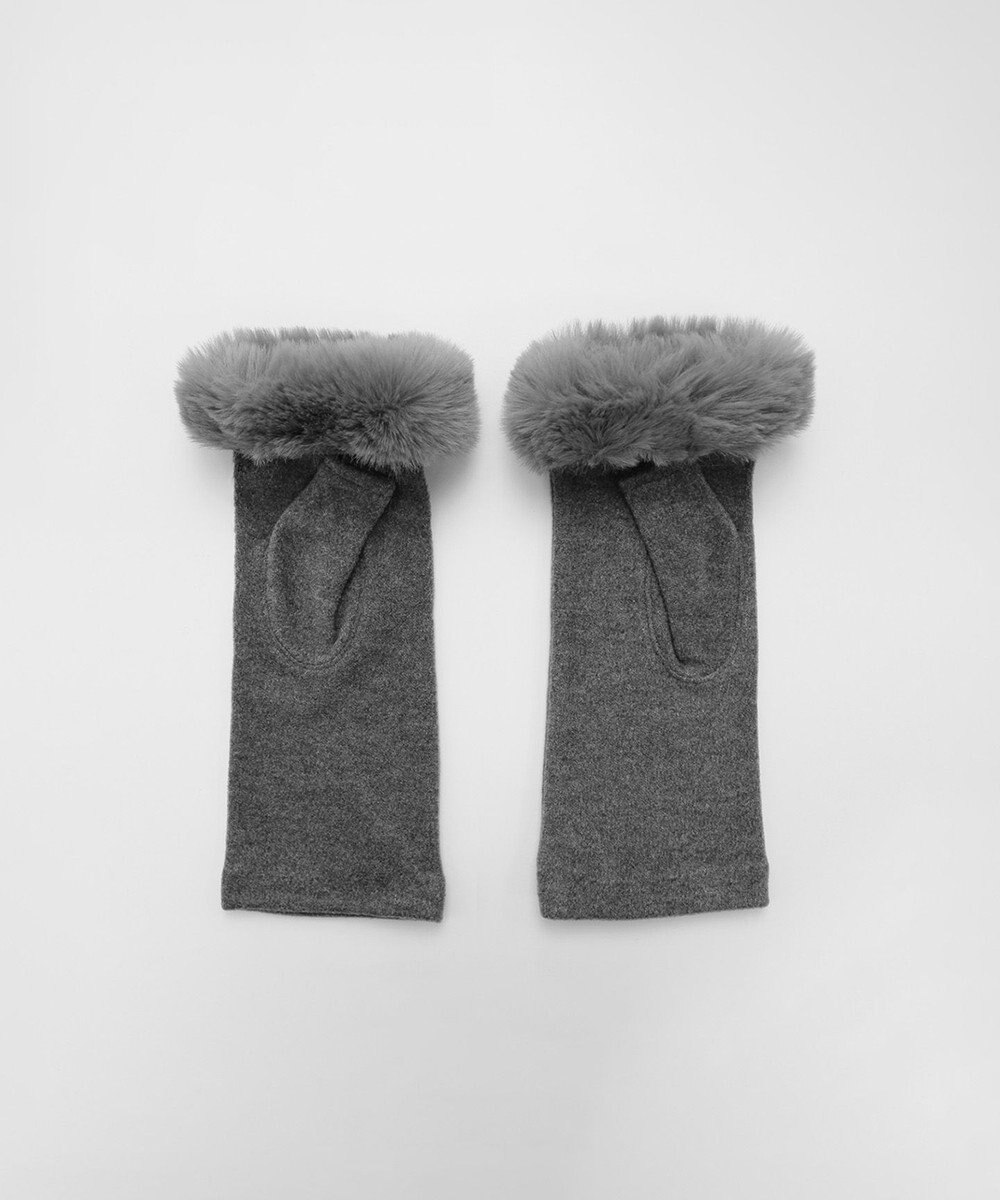 ORuKuBET 【オンワード・クローゼット限定】エコファーフィンガーレスグローブ(WOMEN)【スクワラン加工 / 抗菌機能】 