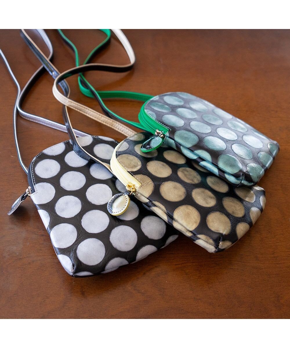 tsumori chisato CARRY フルムーンドット ショルダーバッグ ミニバッグ お財布ショルダー 