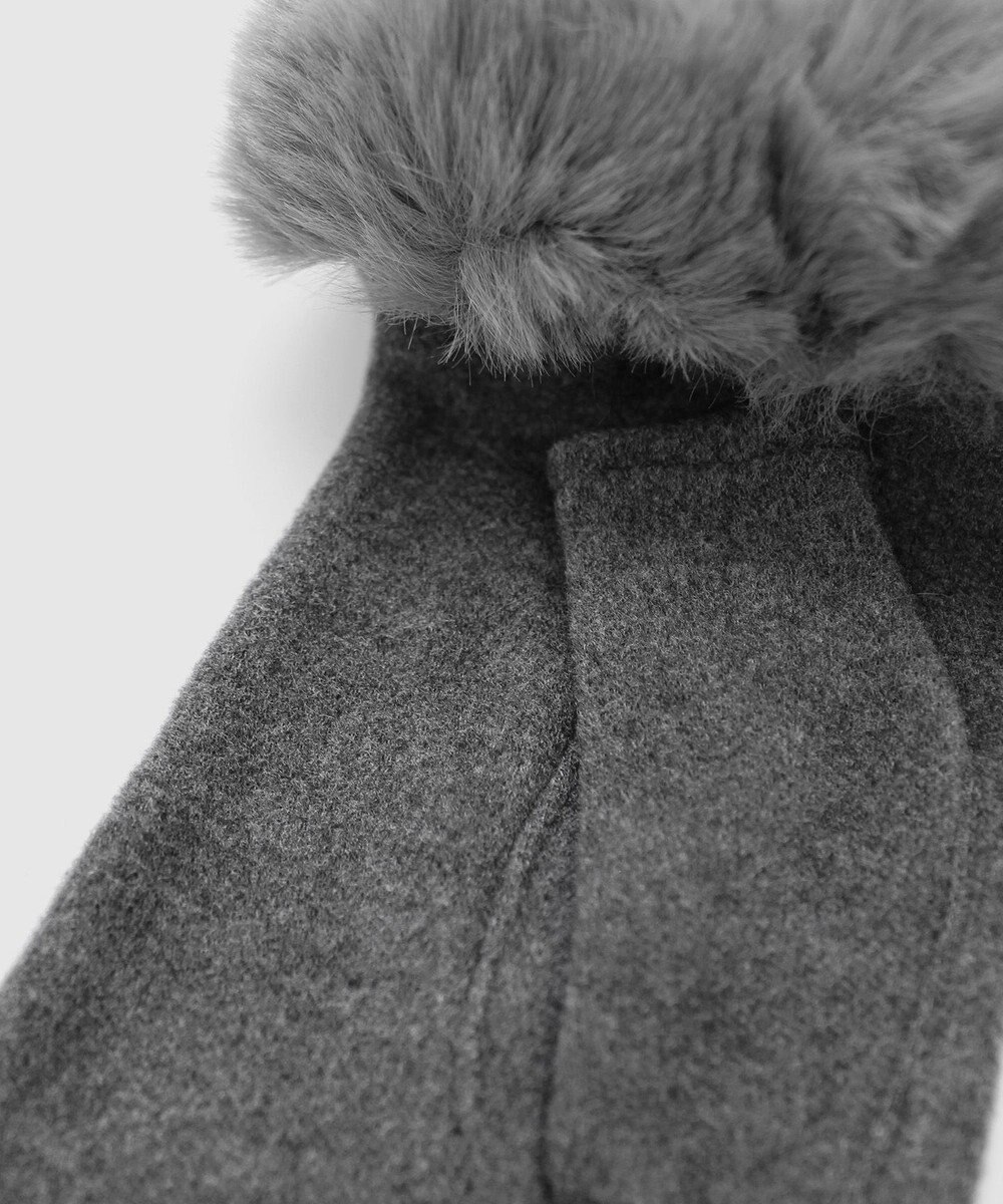 ORuKuBET 【オンワード・クローゼット限定】エコファーフィンガーレスグローブ(WOMEN)【スクワラン加工 / 抗菌機能】 