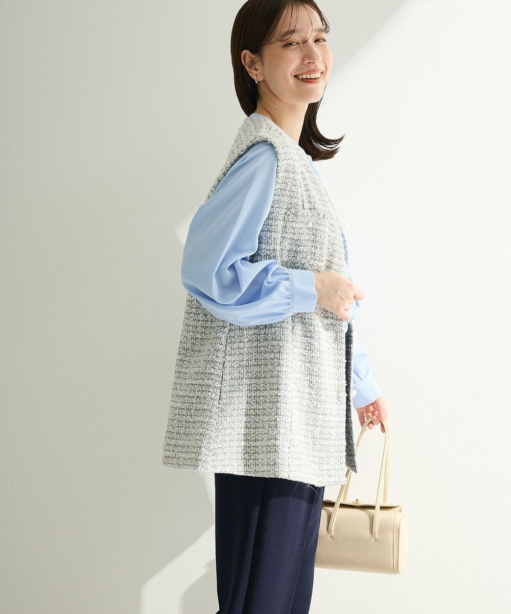 Green Parks Ｏ．ツィードペプラムベスト 