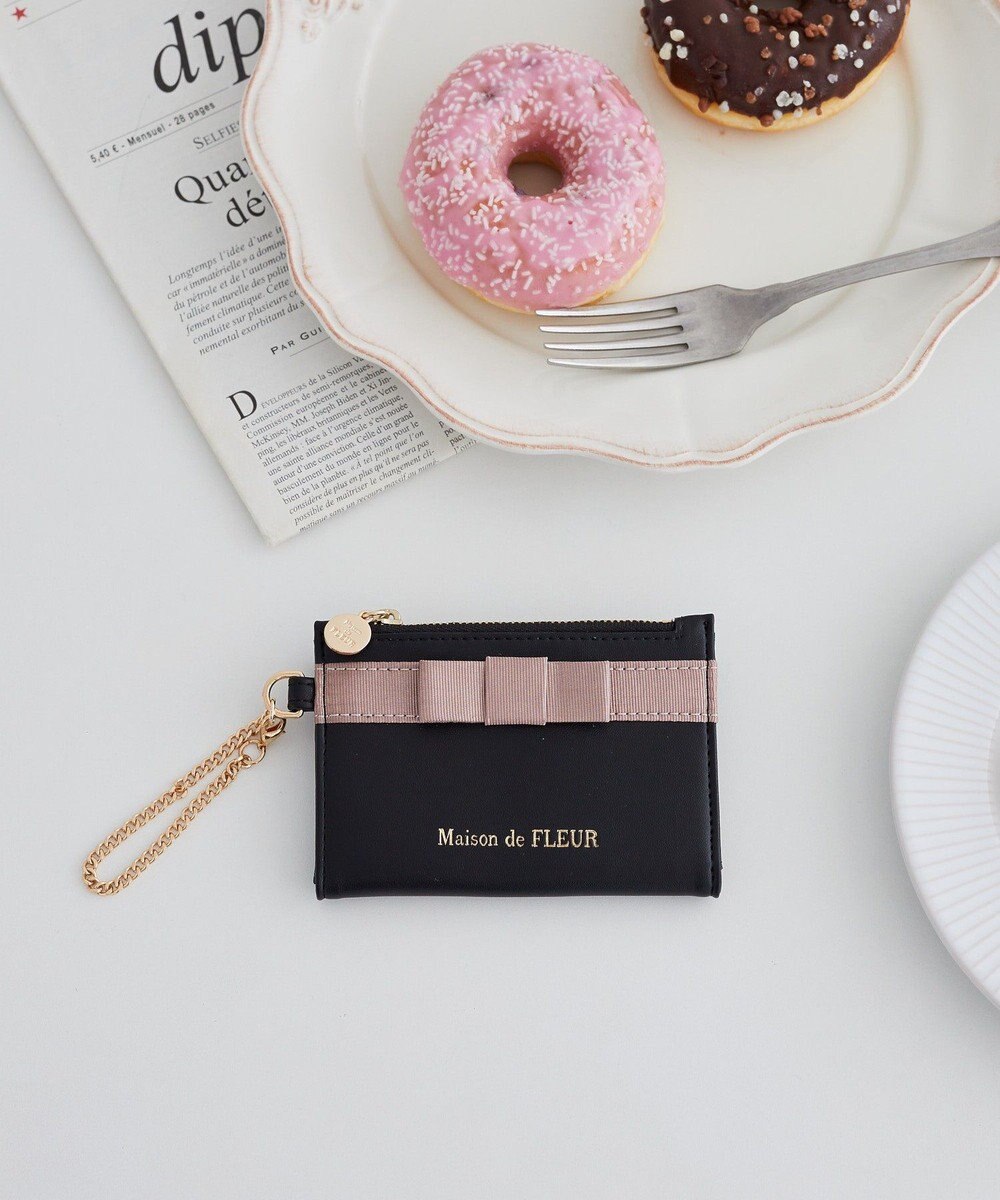 Maison de FLEUR グログランリボンフラグメントケース 
