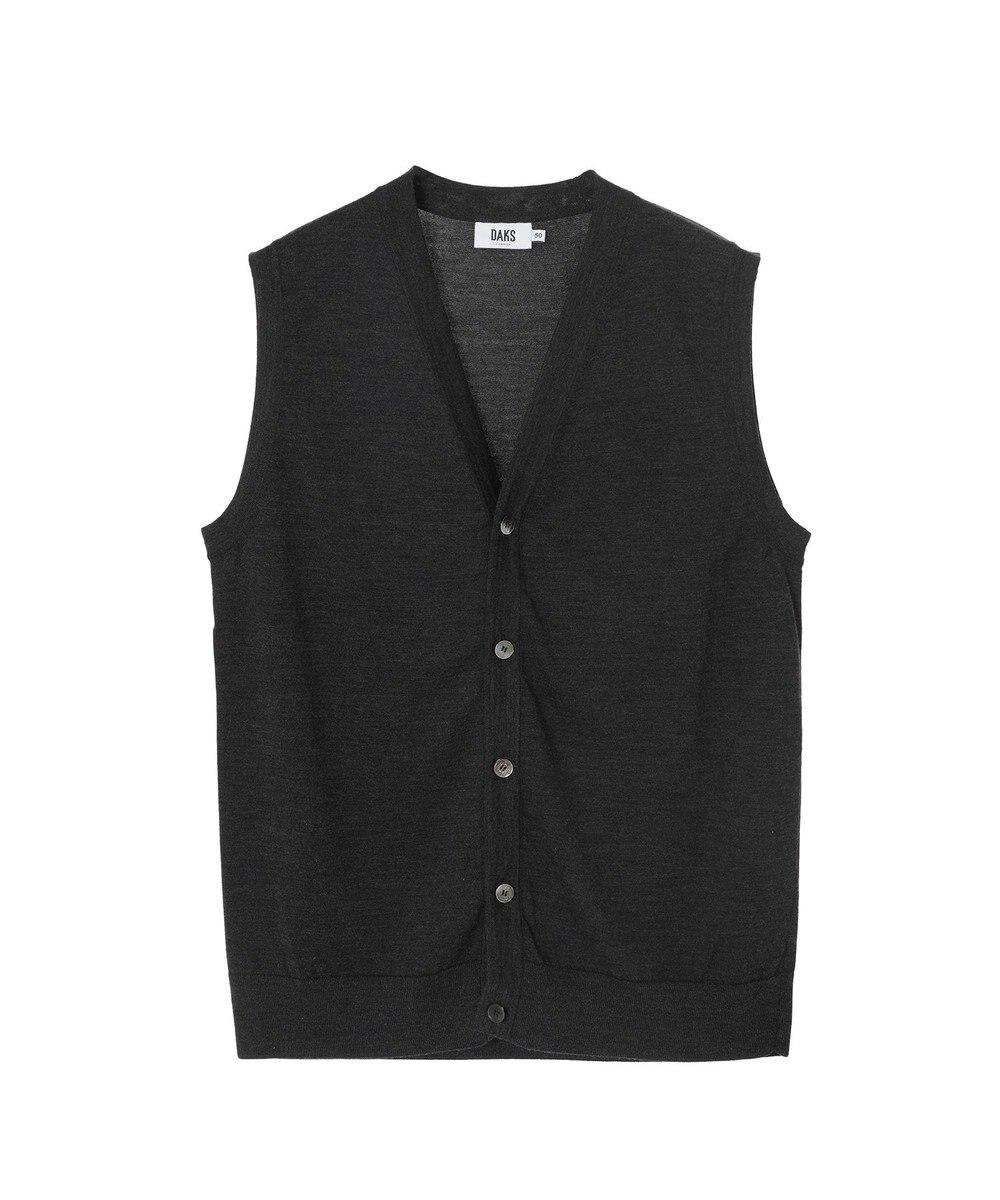 DAKS スーパーファインメリノ ニットベスト 