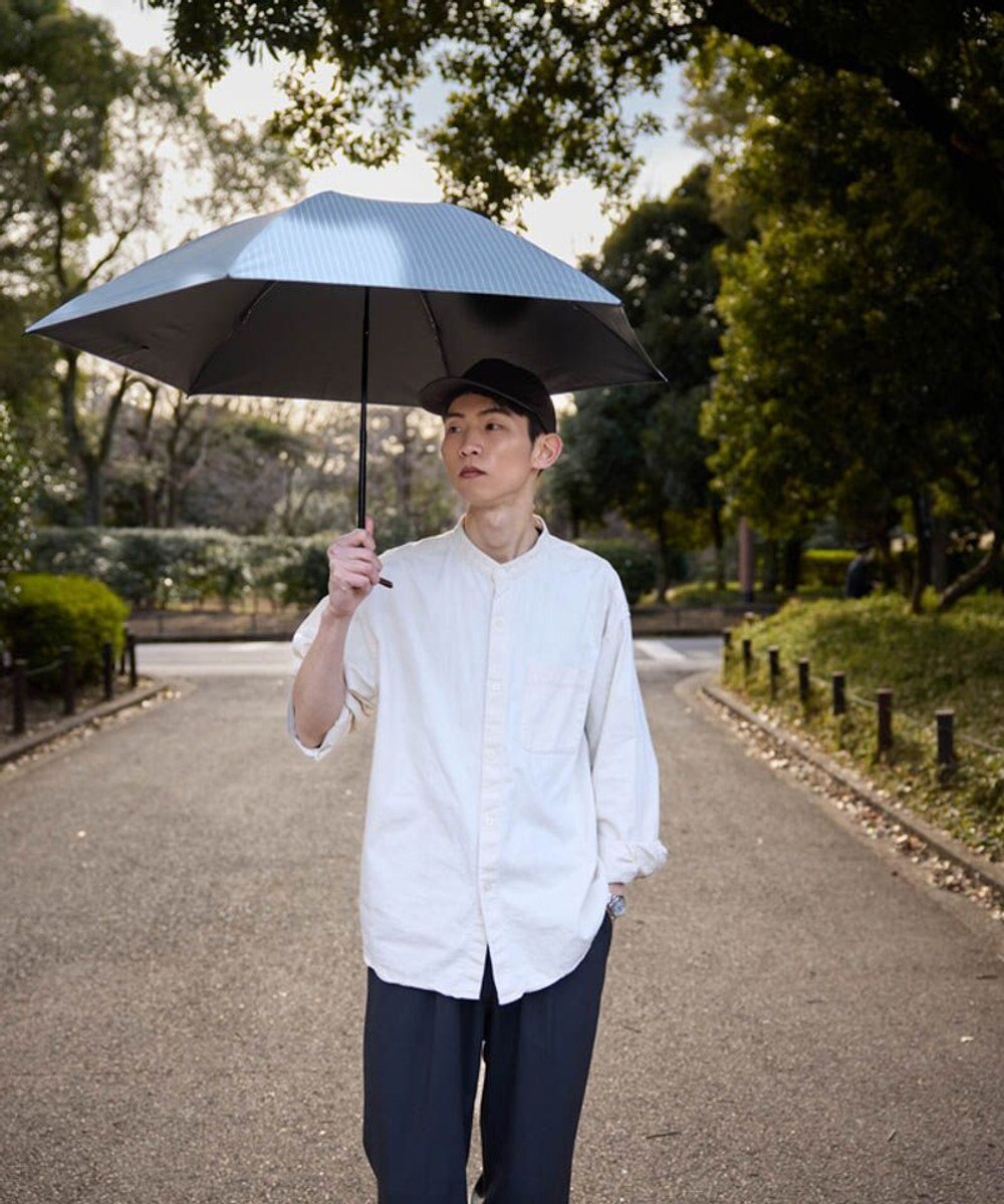 AURORA 【WEB限定】 ストライプ晴雨兼用傘（折りたたみ傘） 