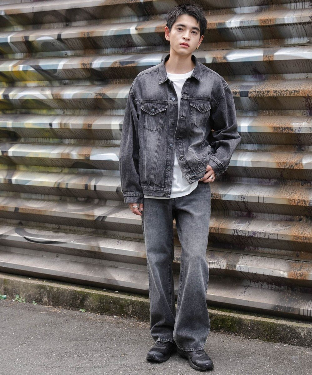 WEGO 【ユニセックス着用ITEM】BIGデニムジャケット 
