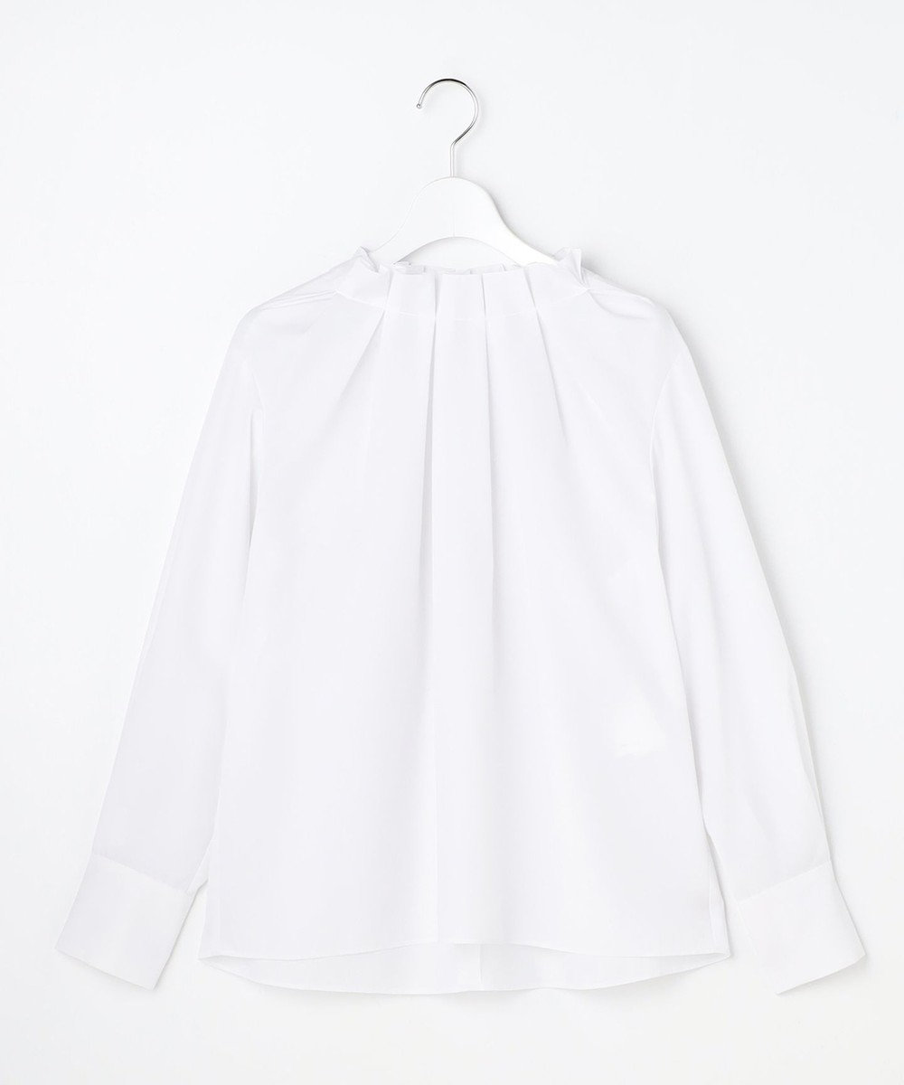 自由区 【カタログ掲載】ナチュラルタッチスタンドカラー ブラウス 