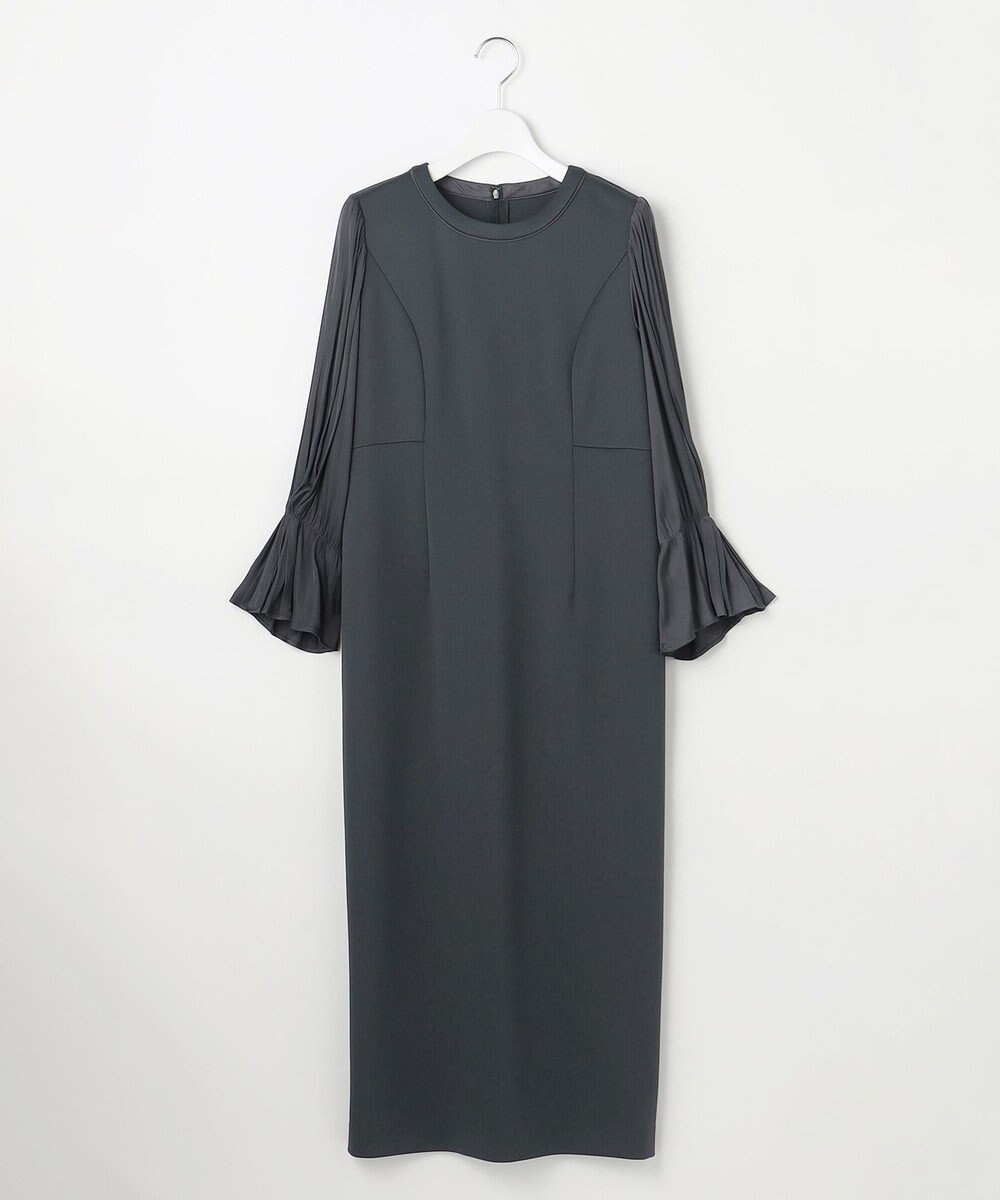 ANY SIS 【洗える】ベルスリーブナロー ドレス 