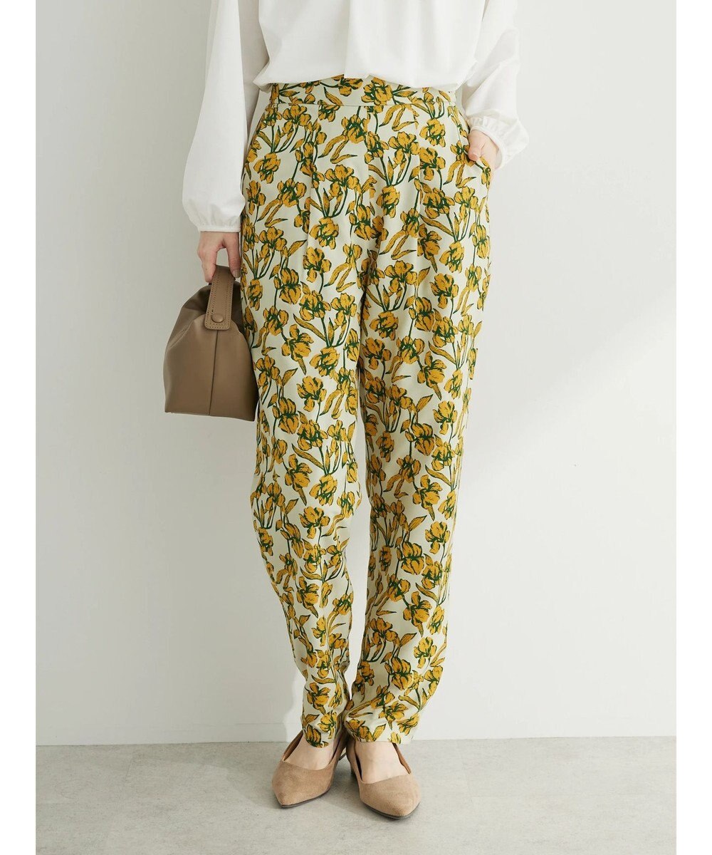 Green Parks Ｂ．レーヨン混プリントパンツ 