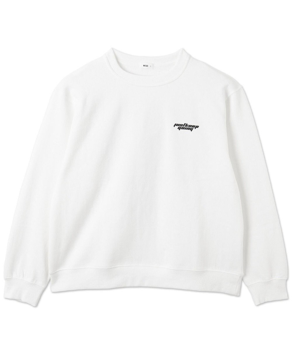 WEGO 【ユニセックス着用ITEM】リラックスフィットグラフィックプルオーバー 