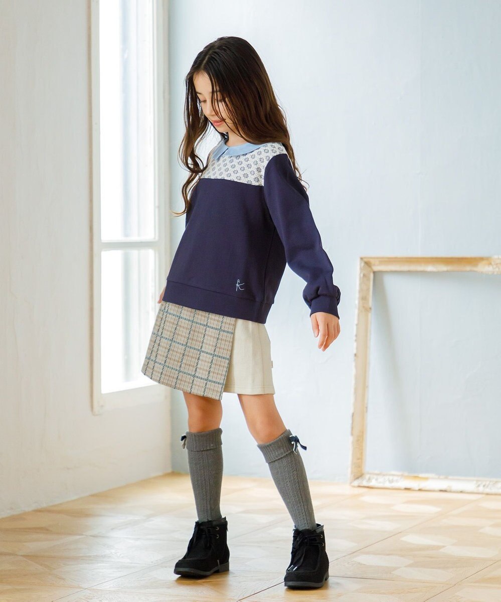 組曲 KIDS 【110-140㎝】チェック キュロット 