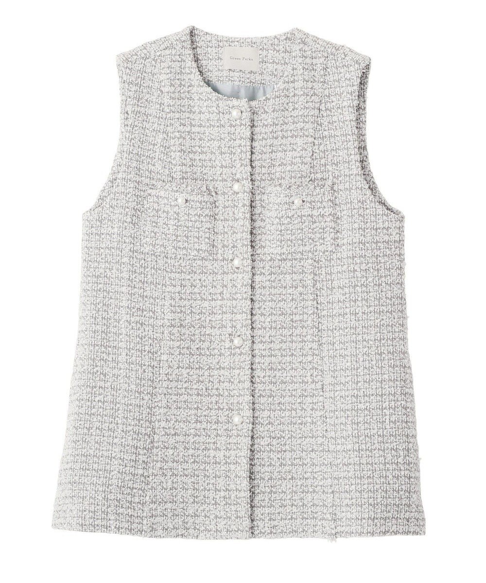 Green Parks Ｏ．ツィードペプラムベスト 