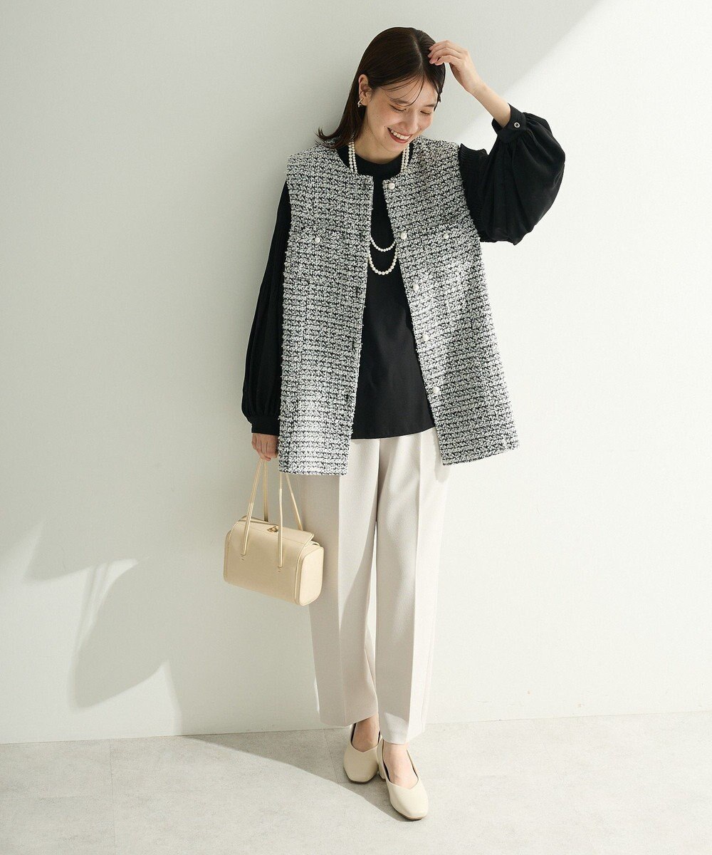 Green Parks Ｏ．ツィードペプラムベスト 