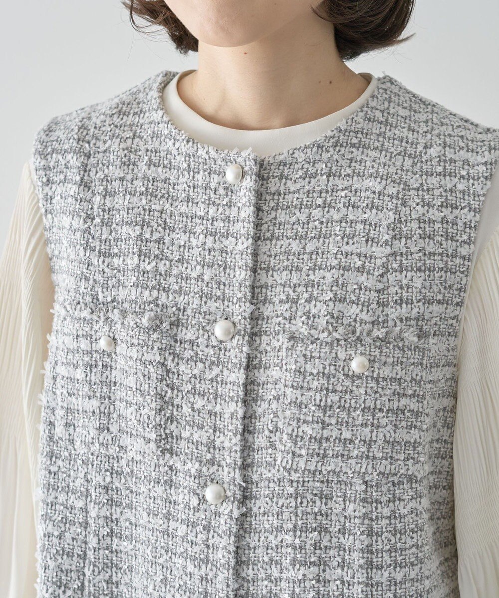 Green Parks Ｏ．ツィードペプラムベスト 