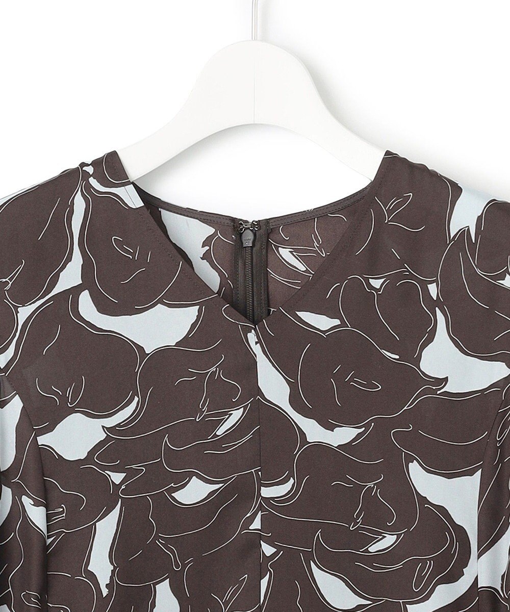 23区 【洗える】Ratti フラワーアートプリント ワンピース 