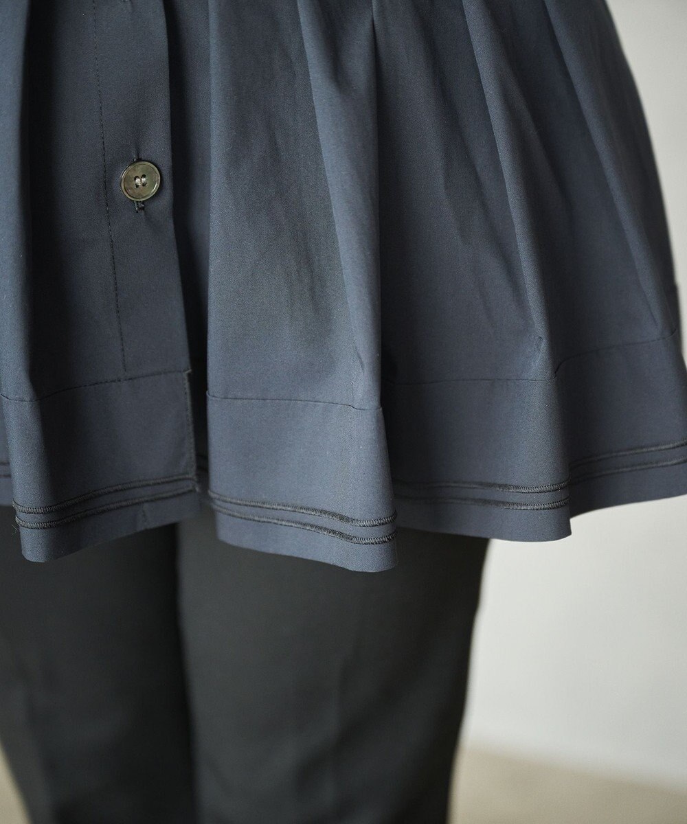 #Newans ナローウエストデザインブラウス 