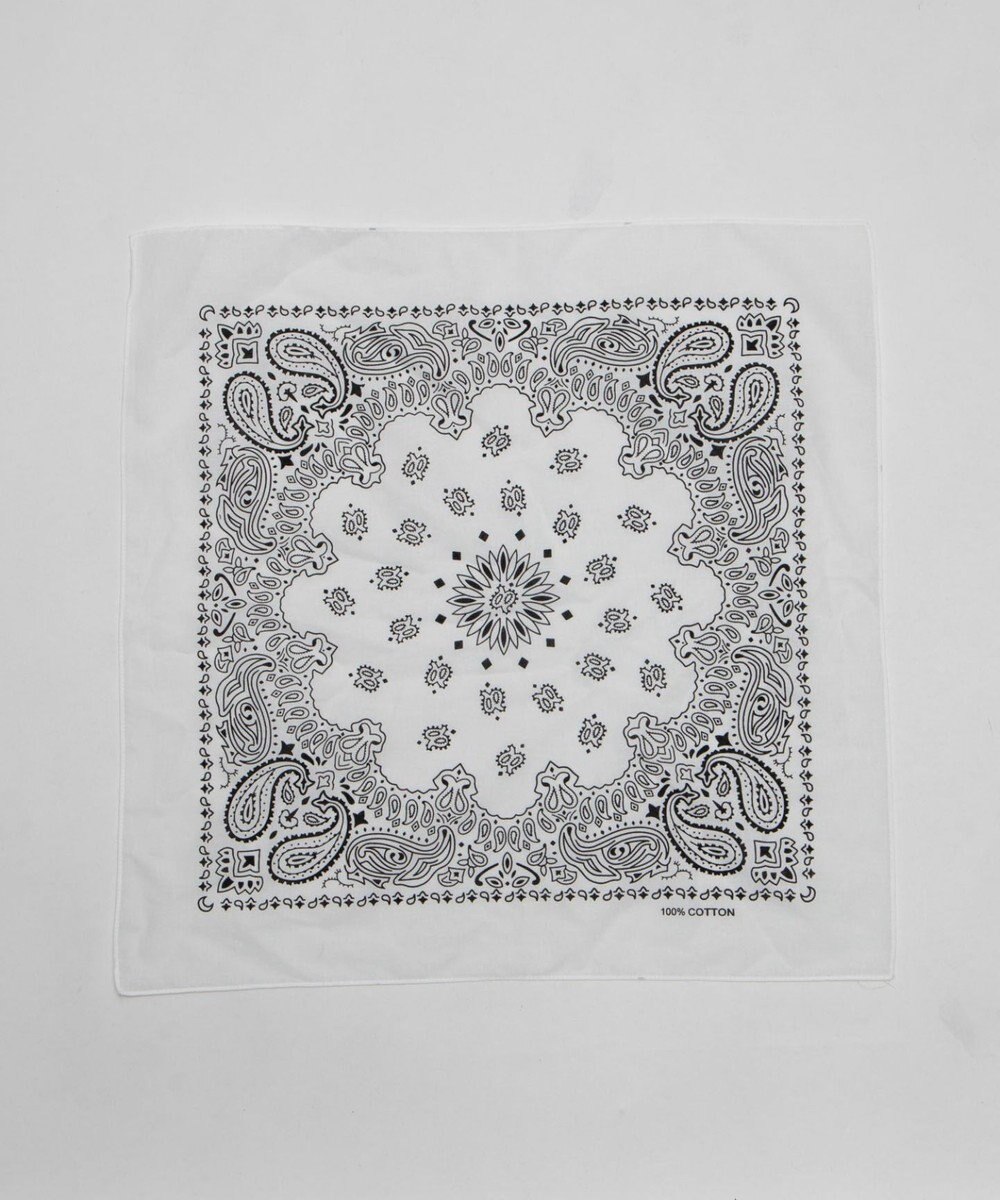 WEGO ペイズリーバンダナ 