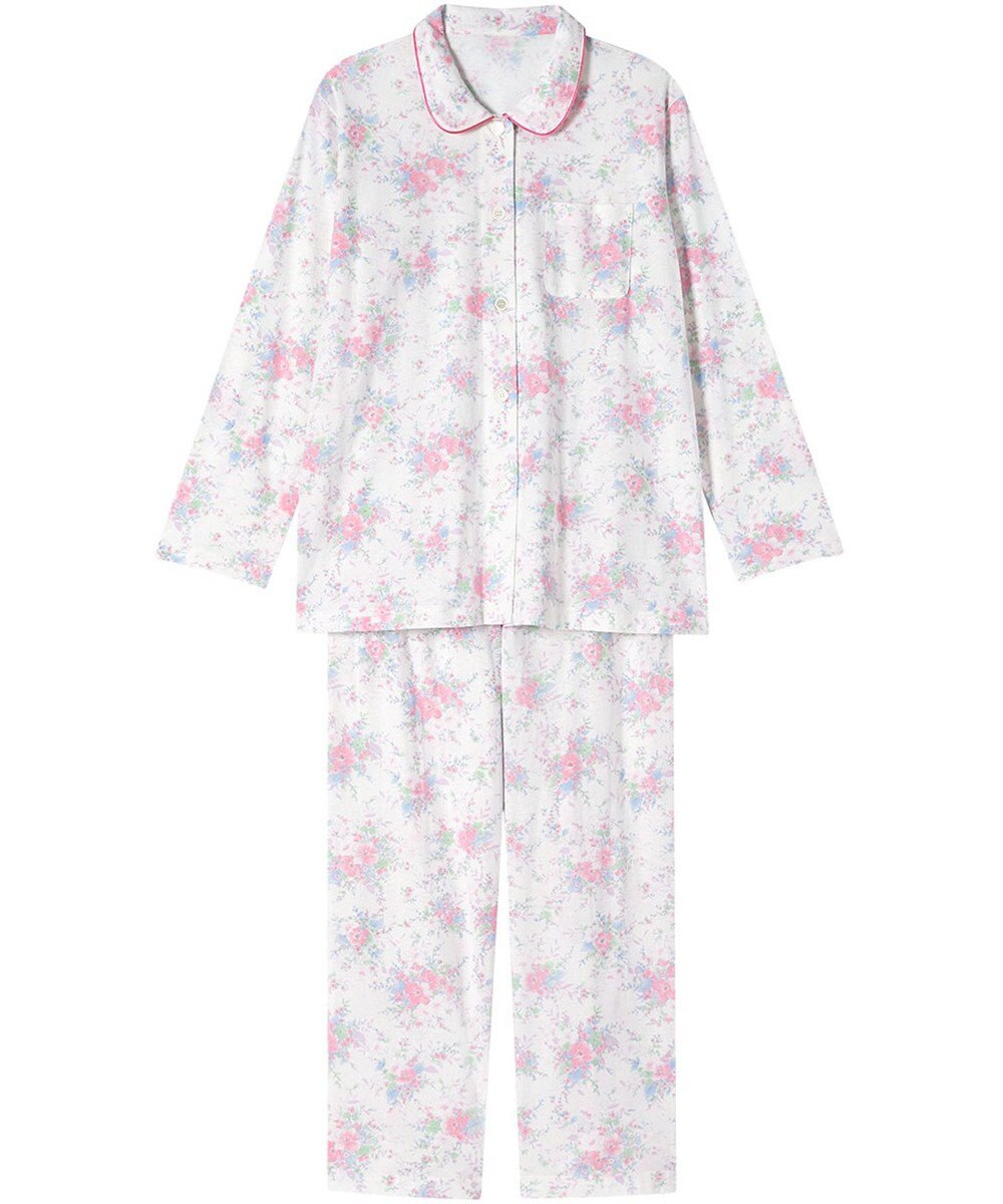 Wing パジャマ 綿100%(本体) 長袖 長ズボン レディース EP7050 ウイング／ワコール 