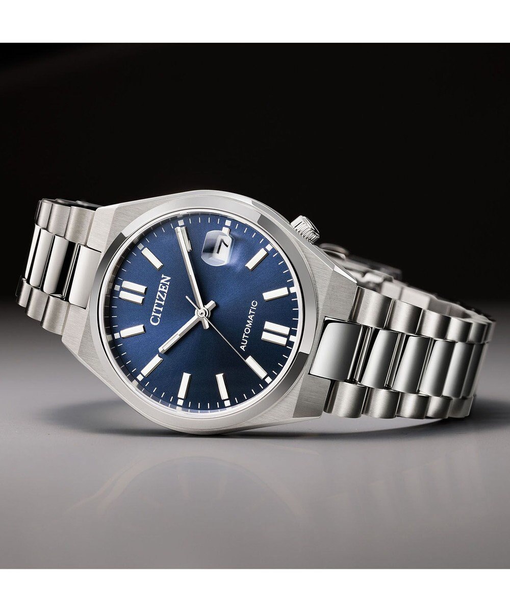 CITIZEN 【TSUYOSA 37mm】使いやすいグレーブルーカラーのメカニカルウオッチ NJ0200-50M 