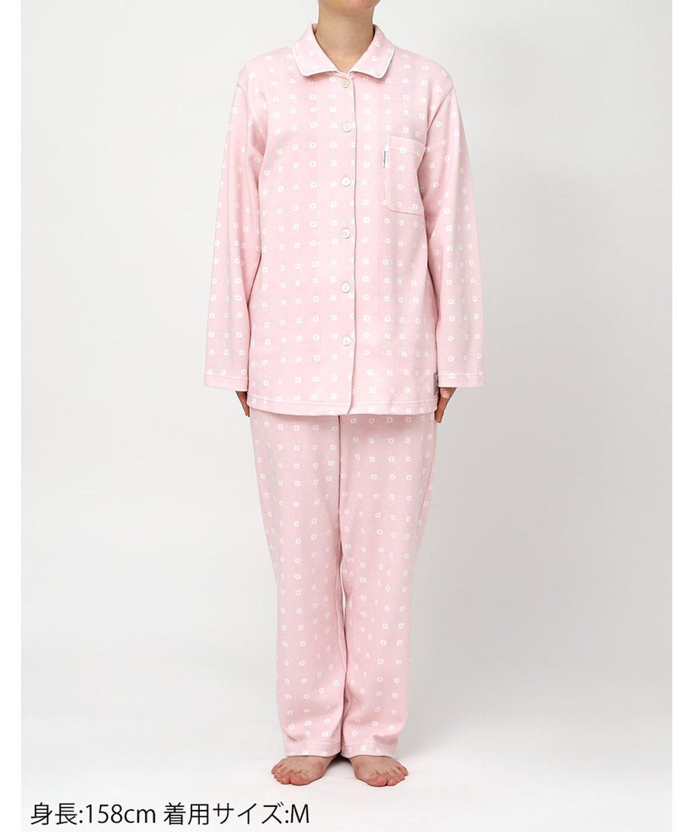 ワコール／睡眠科学 パジャマ 綿100%(本体) あったか SOU・SOU（R） 長袖 長ズボン レディース YDW480 睡眠科学／ワコール 